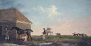 George Stubbs Gimcrack on Newmarket Heath, with a Trainer, a Stable-lad, and a Jockey Germany oil painting artist